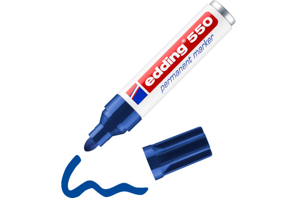 EDDING Permanent Marker 550 3-4mm 550-3 blau