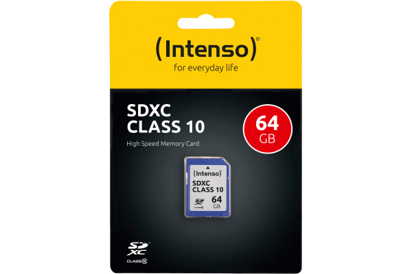 INTENSO SDXC Card Class 10 64GB 3411490