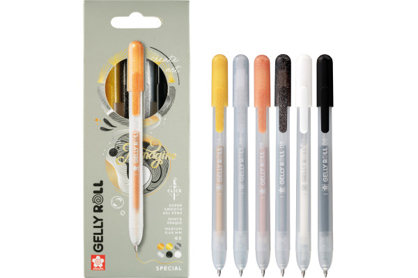 SAKURA Gelly Roll 0.8mm PXGBRAMIX Special, ass. 6 Stück