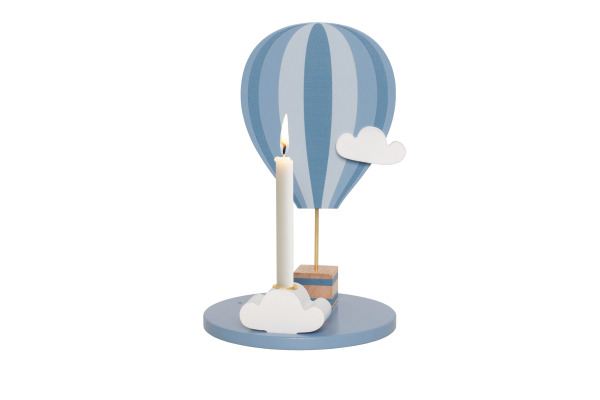 JABADABAD Geburtstagsdekoration 15x15cm T324 Luftballon blau