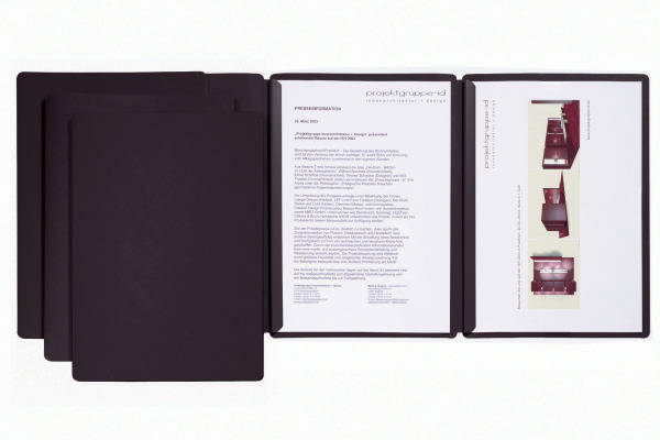 PAGNA Präsentationsmappe 22003-04 schwarz