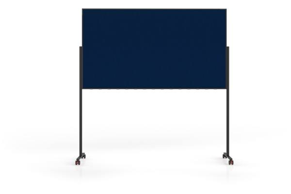 MAGNETOP. Design-Moderatorentafel VP 1181214 dunkelblau, Filz 1000x1800mm