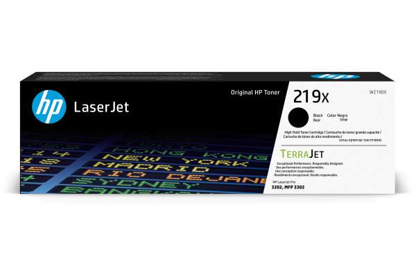 HP Toner-Modul 219X schwarz W2190X CLJ Pro 3202/MFP 3302 3200 S.