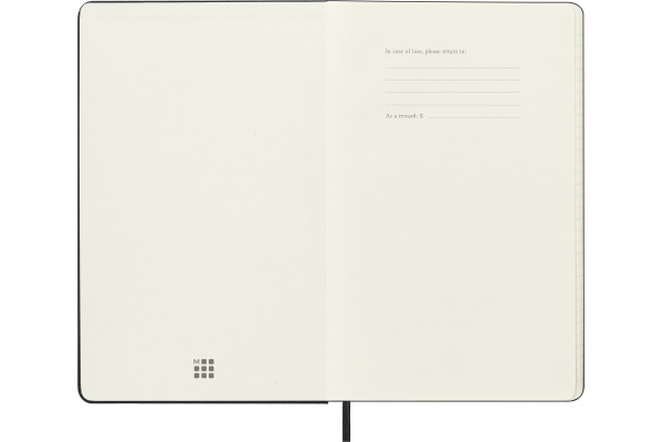 MOLESKINE Wochenkalender 26/27 DHB18WH3Y 18M HC schwarz 13x21cm