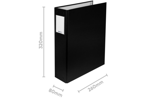 BIELLA Stiftbuch Tixor 8cm 12844802U schwarz A4