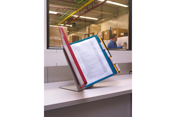 DURABLE Displaysystem VARIO Table 20 569900 farbig, mit 20 Sichttafeln A4