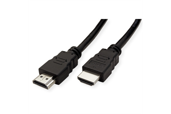 VALUE HDMI High Speed Kabel 11.99.552 Black, ST/ST, 1080p, 3D 1m