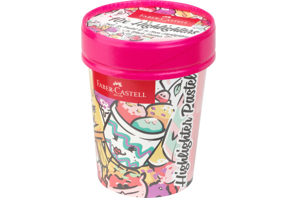 FABER-CA. Leuchtstift Icecream cup 1-5mm 254696 pastell 10 Stück
