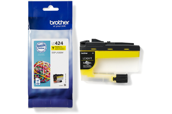 BROTHER Tintenpatrone yellow LC-424Y DCP-J1200 750 Seiten
