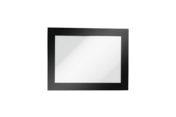 DURABLE Sichtfenster Duraframe A6 487001 schwarz, selbstklebend 2 Stk.