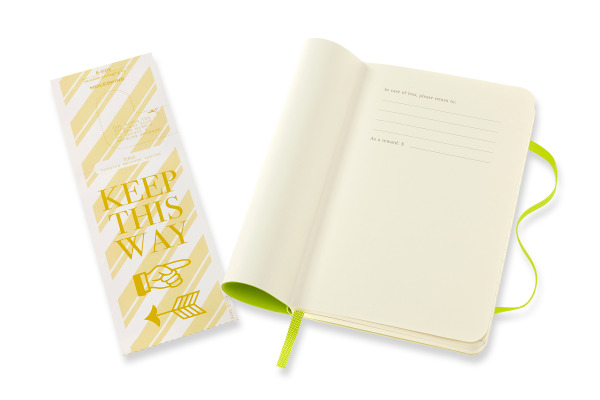 MOLESKINE Notizbuch Classic SC Pocket 420850970 liniert,limetten grün,192 S.