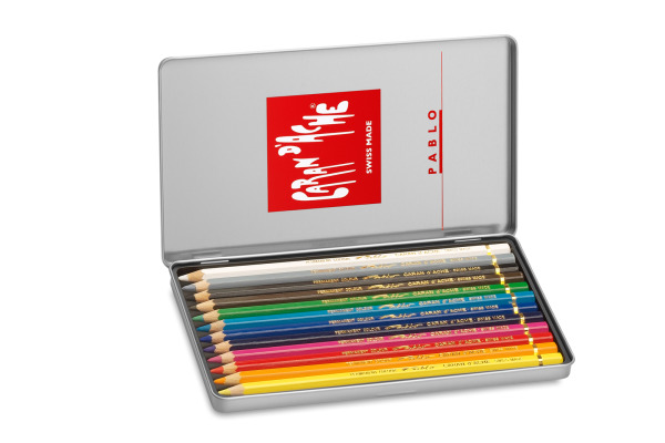 CARAN D'A Farbstifte Pablo 666.312 12 Farben