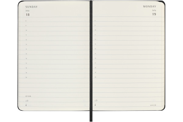 MOLESKINE Agenda Classic Pocket 2027 DHB12DC2Y 1T/1S schwarz HC 9x14cm