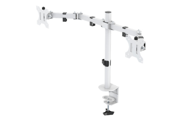 DELTACO Dual monitor desk arm GAM-040-W 13-32 inch screens White