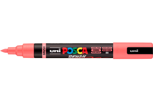 POSCA Brush Marker 1-4mm PC5BRCORA coral