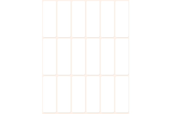 AVERY ZW. Universal-Etiketten 50x19mm 3327 weiss 486 St./27 Bl.