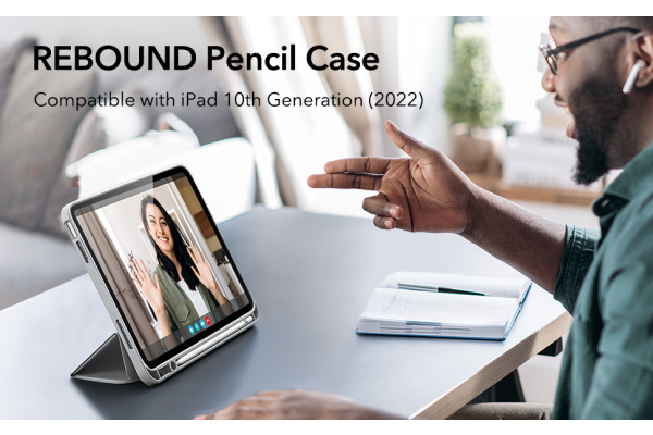 ESR Rebound Pencil Case 1B1860203 iPad (Gen10) Grey