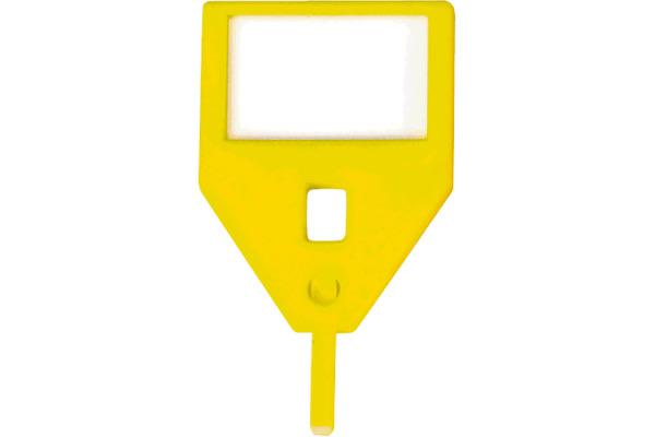 RIEFFEL Schlüssel-Anhänger A15735 gelb