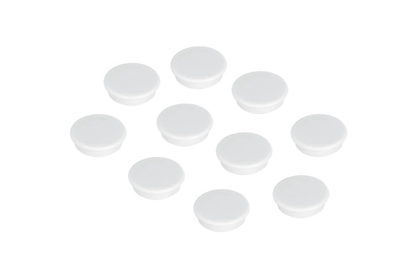 FRANKEN Haftmagnete 24mm HM20 09 weiss 10 Stück