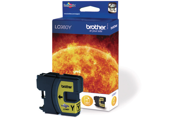 BROTHER Tintenpatrone yellow LC-980Y DCP-165C 260 Seiten