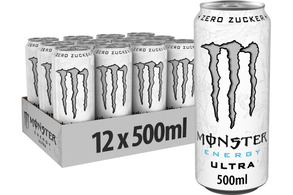 MONSTER Ultra White 1995504 50cl, 12 Stk.