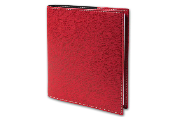 QUO-VADIS Agenda Club Executif 2027 014078Q 1W/2S rot DE 16x16cm