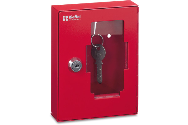 RIEFFEL Notschlüsselkasten A15166 rot, 152x120x38mm