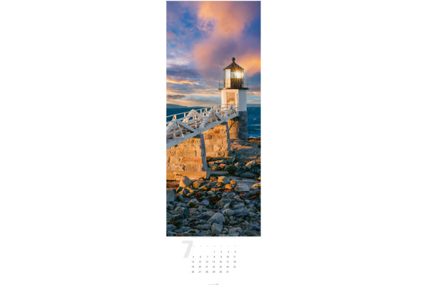 WEINGARTE Bildkalender 2027 295150027 Leuchttürme DE 34x98cm