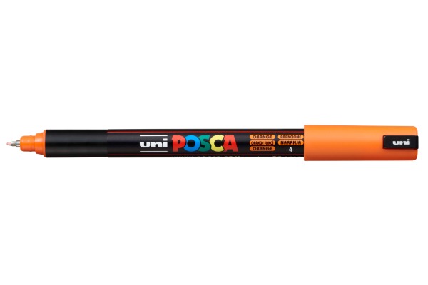 UNI-BALL Posca Fineliner 0,7mm PC-1MR orange