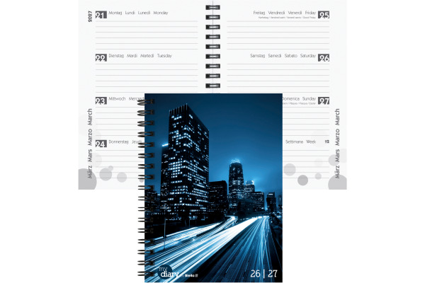 BIELLA Schüleragenda City 26/27 17850027U 1W/2S 12x16.5cm