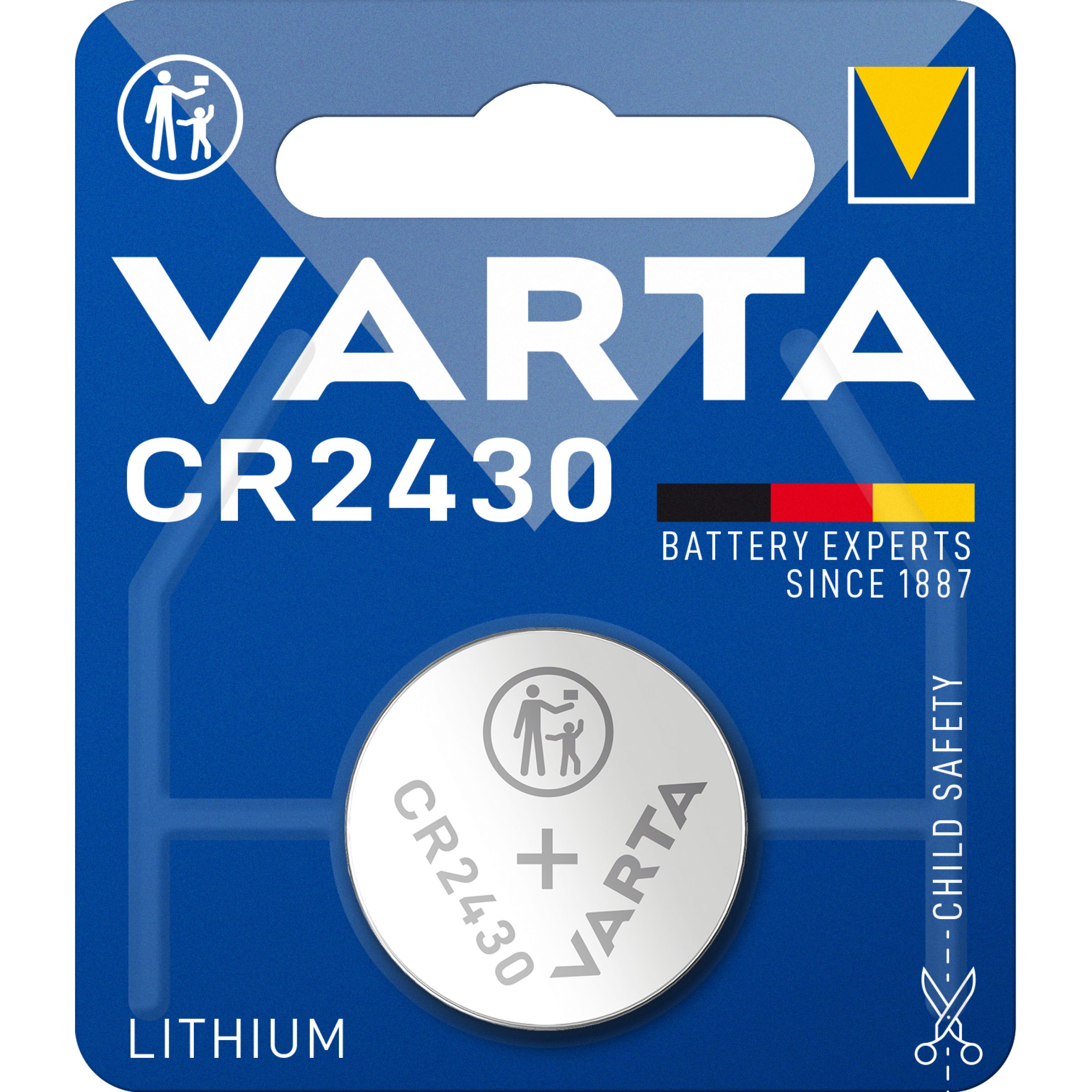 VARTA Knopfzelle 643010140 CR2430, 1 Stück