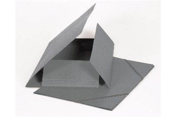 BIELLA Gummibandmappe A4 17840125U grau, 355gm2 200 Bl.