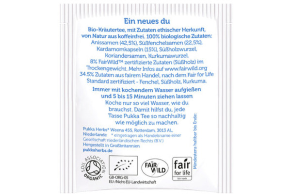 PUKKA Feel New 4091007 Bio Kräutertee 20 Beutel