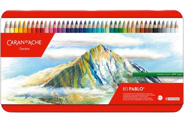 CARAN D'A Farbstifte Pablo 666.380 ass. 80 Stück