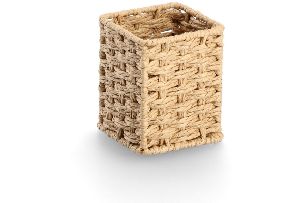 ZELLER Stiftehalter 15210 papiergeflecht 8x8x10.7cm