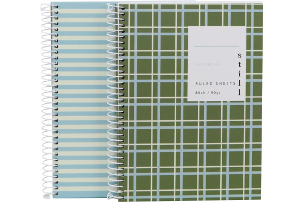 ANCOR Spiralbuch A5 Still 113389 lines 90g 80 Bl.