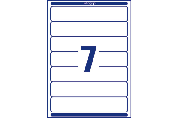 AVERY ZW. Ordner-Etiketten 38x192mm L4760-25 weiss 210 Stück/25 + 5 Blatt