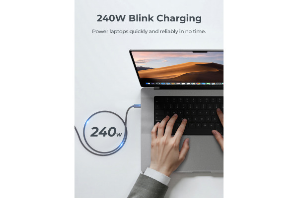 AUKEY Cable USB-C-to-C CB-DCC241 240W 1.0M Braided