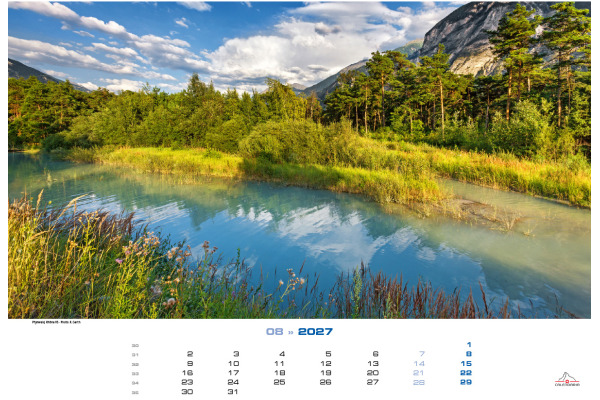 CALENDARI Bildkalender 2027 36206097 Mountain Waters ML 45x34cm