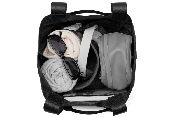 GASTON Lightweight Packable Tote Bag LWPTTBK Black