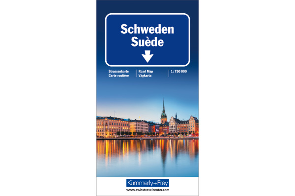 KÜMMERLY Strassenkarte 325901807 Schweden 1:750'000