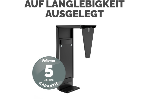 FELLOWES Thin Cli.Halterung untertisch 100136875 Schwarz
