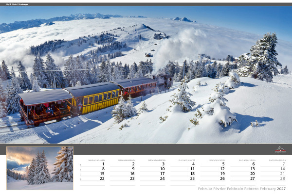 CALENDARI Bildkalender 2027 36206066 Swiss Travel ML 48x33cm