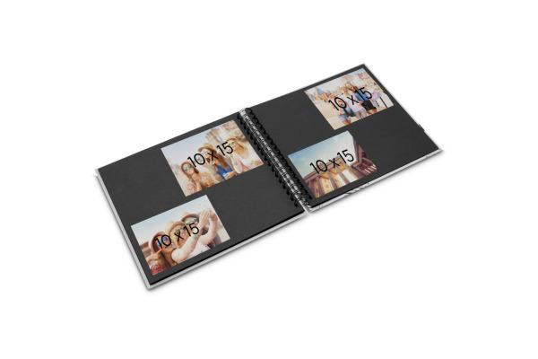 HAMA Spiralalbum Fine Art 28x24cm 9858 terra 25 Blatt