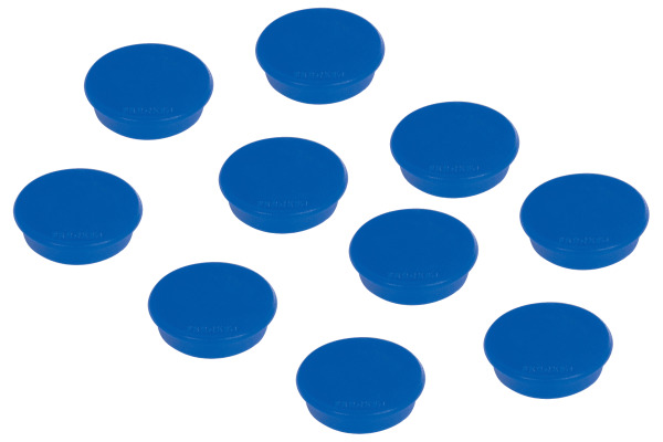 FRANKEN Magnete 38mm HM38 03 blau 10 Stück