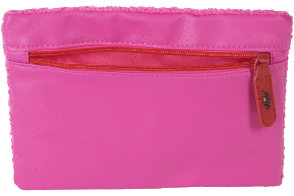 DIDDL Plüsch-Tasche 23x16.5cm 23516 pink