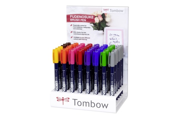 TOMBOW Kalligraphie-Stift WS-BH WS-BH48PA Fudenosuke, Display