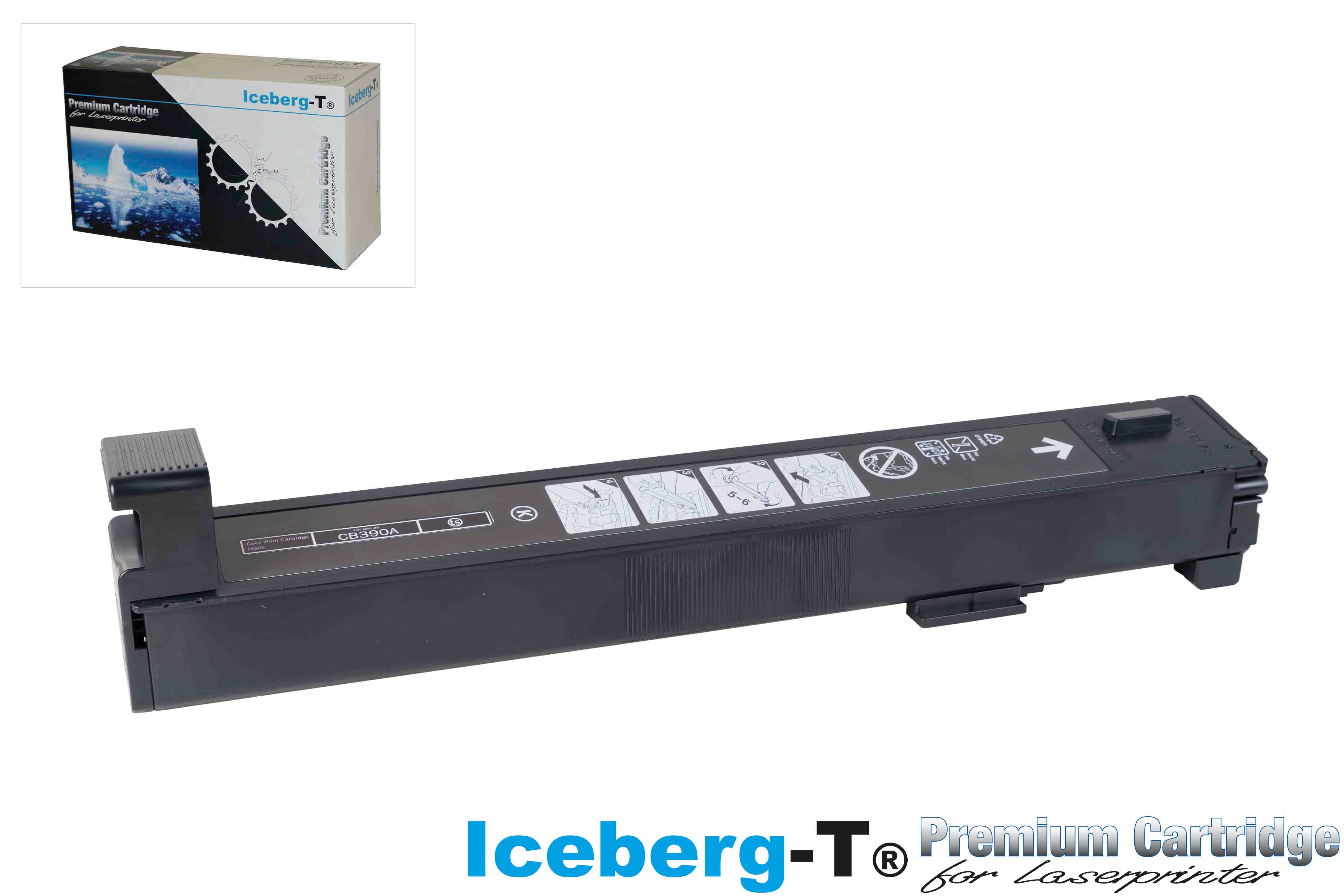 Iceberg-T Toner CB390A / 825A 19'500 Seiten, schwarz