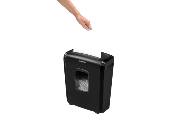 FELLOWES Aktenvernichter Powershred 4631101 6M, P-4, 13Lt, schwarz
