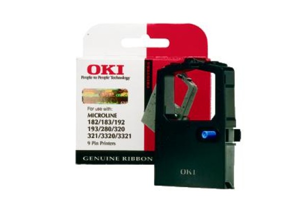OKI Farbband Nylon schwarz 09002303 ML 180/182 